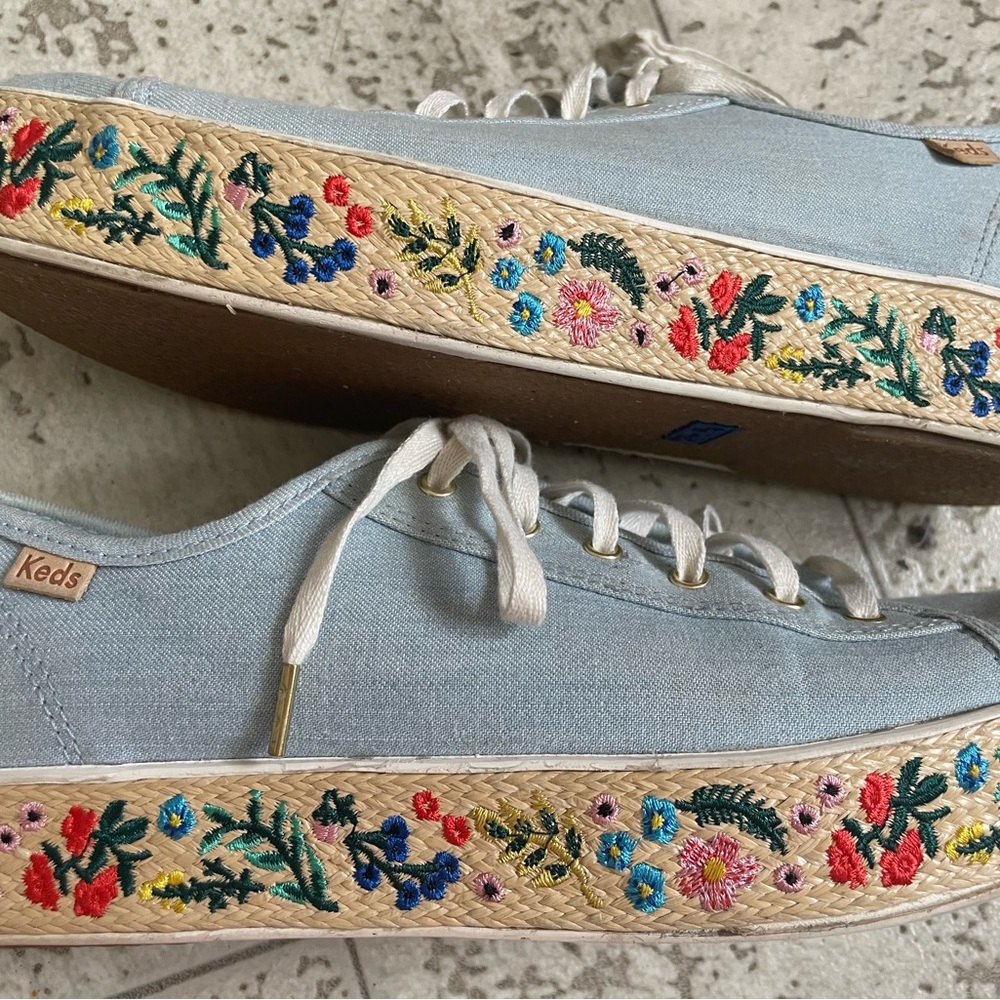 Keds x Rifle Paper Co. Rosalie
Embroidered Triple Kick
Sneakers Anthropologie
